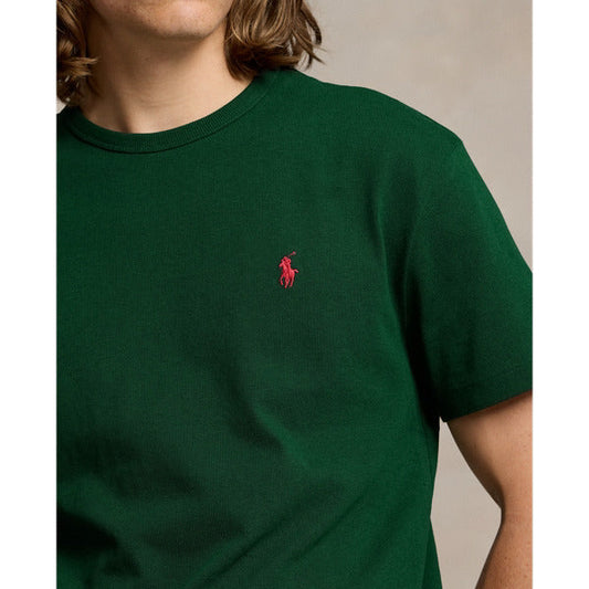 Μπλουζάκι λαιμόκοψη Polo Ralph Lauren - Σκούρο Πράσινο