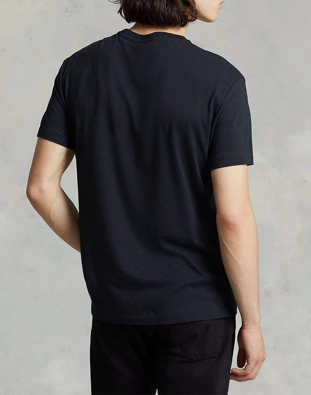 Μπλουζάκι λαιμόκοψη Polo Ralph Lauren - Μαύρο