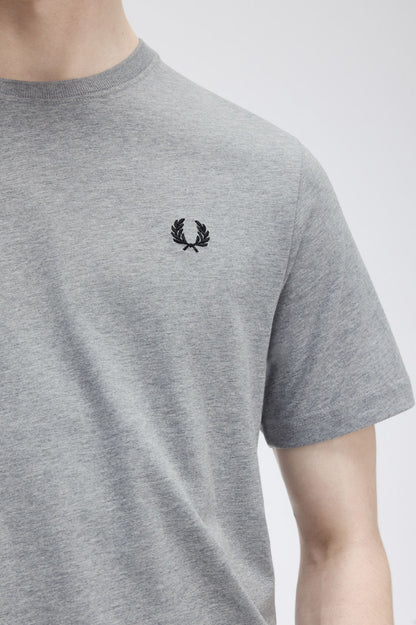 Μπλουζάκι λαιμόκοψη Fred Perry - Γκρι