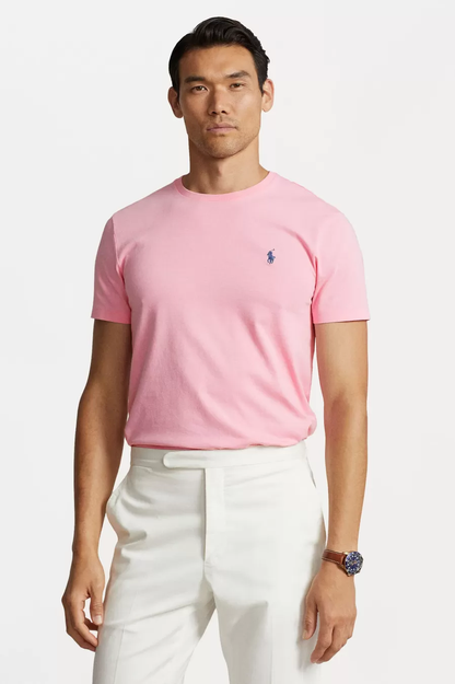 Μπλουζάκι λαιμόκοψη Polo Ralph Lauren - Ροζ