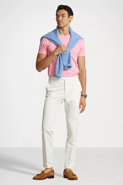 Μπλουζάκι λαιμόκοψη Polo Ralph Lauren - Ροζ