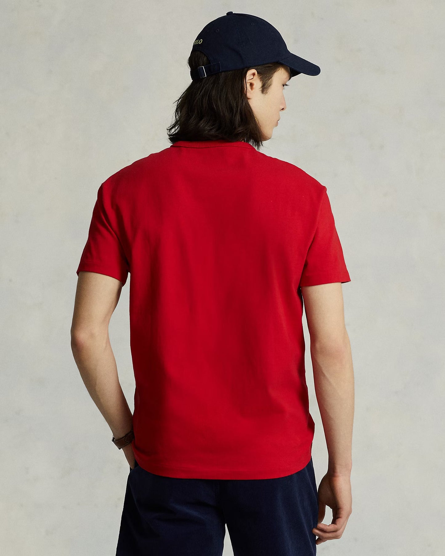 Μπλουζάκι λαιμόκοψη Polo Ralph Lauren - Κόκκινο