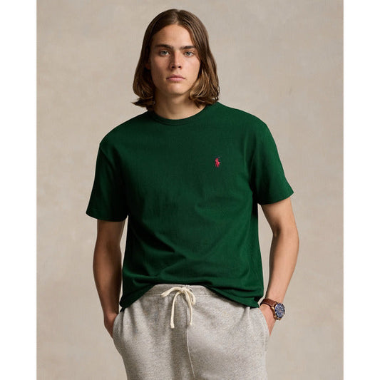 Μπλουζάκι λαιμόκοψη Polo Ralph Lauren - Σκούρο Πράσινο